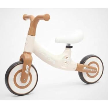 Imagem de Bicicleta Equilíbrio Infantil sem Pedal Ajustável Crianças Unissex Leve Segura Crescimento Aro 12 Balance (Marrom)