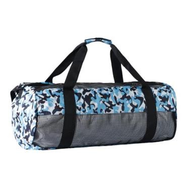 Imagem de Bolsa de Snorkel Equipamento Mergulho Design Malha Plegável Fácil Transportar Nylon PVC Zipper Cintos Ajustáveis para Snorkeling Surfing Esportes