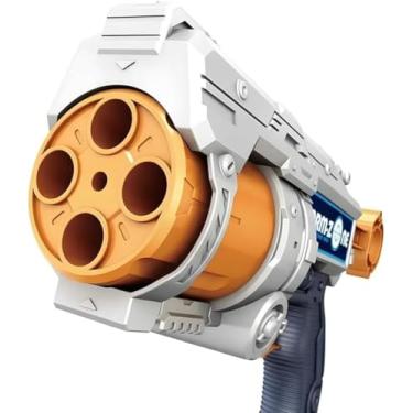 Imagem de Pistola Lançador de Dardos de Brinquedo, 12 Peças Incluídas, Cor Sortida