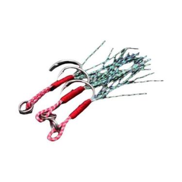 Imagem de Anzóis De Pesca Para Slow Jigging Em Aço De Alto Carbono, 20-100 Peças