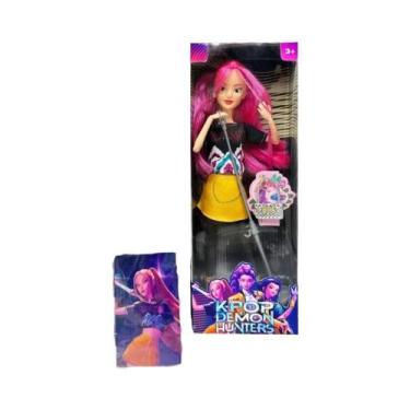 Imagem de Figura De Brinquedo Kpop Demon Hunters Derpy Rumi Mira Zoey Sussy Com 