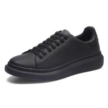 Imagem de Tênis Masculino League Casual Fique Mais Alto - EXP, 44, Preto, Mascul