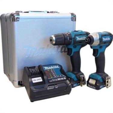 Imagem de Furadeira/Parafusadeira Makita 12V Kit +Carregador Compacta Clx228Sax,