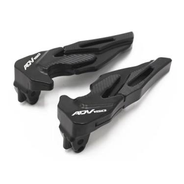 Imagem de Anti-derrapante Apoio Para Os Pés Traseiro, Pedal Do Passageiro Para Adv150 2019 2020 Pcx125 150, Para(Preto)