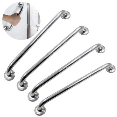 Imagem de Barra de Apoio para Parede em Aço Inox 24mm de Diâmetro Segurança e Acessibilidade (4, 50cm)