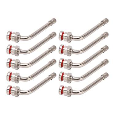 Imagem de Aoresac 10 Hastes de Válvula de Pneu, Adequadas para Rodas de Alumínio Alcoa 22,5 pol. 24,5 pol., Fáceis de Instalar para Longos Tempos de Serviço