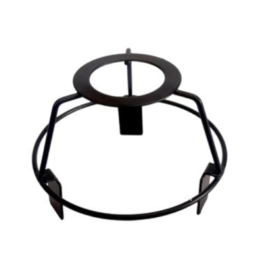 Imagem de Baoblaze Estrutura de Abajur DIY para Artesanato, Redondo, em Ferro, Peças Robustas para Luminárias, Suporte para Luminária de Mesa/Pendente