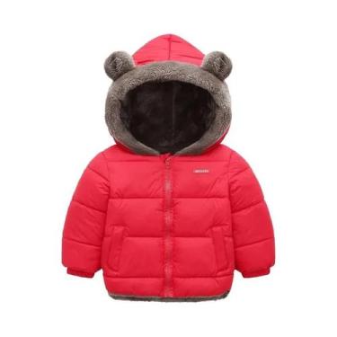 Imagem de Jaquetas De Inverno Com Capuz Para Meninos E Meninas, Forradas Em Flee