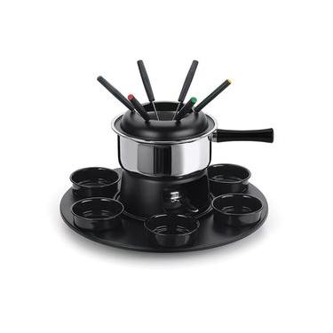 Imagem de Fondue panela inox Forma Lugano Carroussel 18 peças