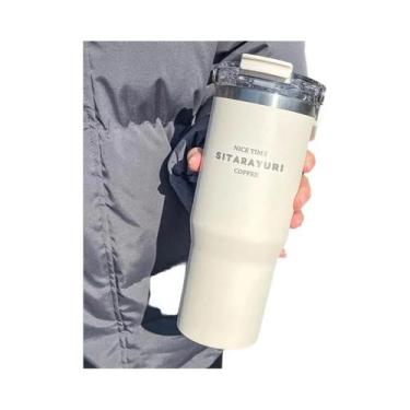 Imagem de Garrafa Térmica De Grande Capacidade 30.43oz Copo Para Café E Água Com