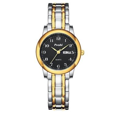 Imagem de Relógio Feminino Poshi 914 à Prova D'água Preto