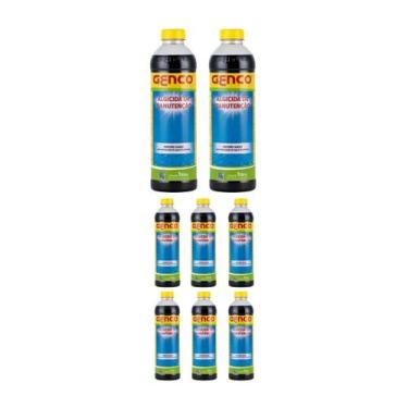 Imagem de Kit 8 Algicida Manutenção 1L Pool Trat - Genco