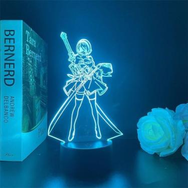 Imagem de Estatueta Night Light USB Nier: Automata Yorha Glowing Stand - taiyuan