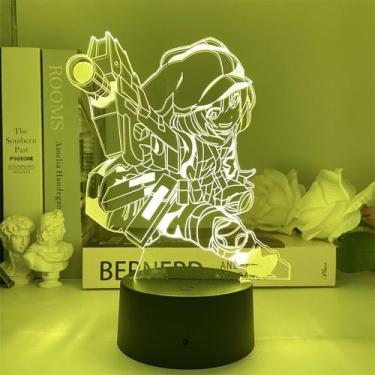 Imagem de Luz noturna 3D USB Swords Art Online Kirito Asuna Asada Shino - Taiyua