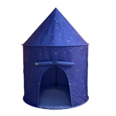 Imagem de Barraca de recreação interna Blue Starry Castle Yurt Style Kids - Taiy