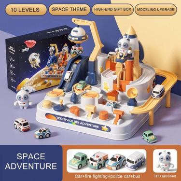 Imagem de Car Adventure Track Toys Racing Rail Car Children Educationa - Gloome 