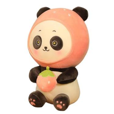 Imagem de Brinquedo de pelúcia Strawberry Panda de 23 cm para crianças - Gloome 