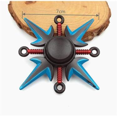 Imagem de Brinquedo Fidget Hand Spinner Finger Focus para adultos de metal color