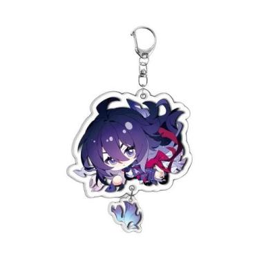 Imagem de Pingente De Chaveiro Cosplay Silver Wolf Jing Yuan Asta Yanqing - Embl