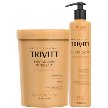 Imagem de Kit Trivitt Cauterização 300ml + Máscara 1kg Itallian Hairtech