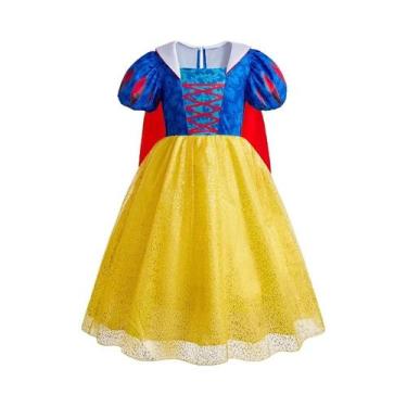 Imagem de Fantasia De Princesa Branca De Neve Para Meninas, Vestido De Cosplay P