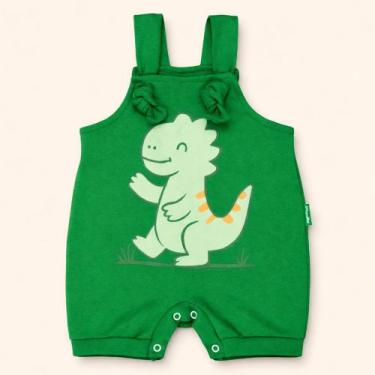 Imagem de Jardineira Nozinho em Algodão de Bichinhos para Bebês até 12 meses Cor