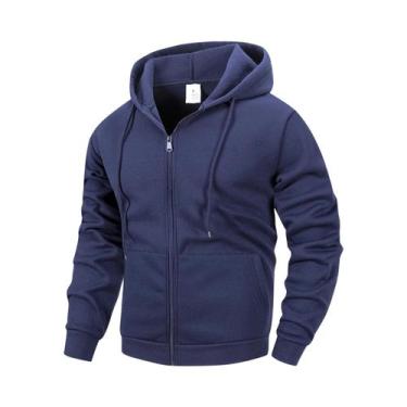 Imagem de Jaqueta Com Capuz Masculina, Moletom Casual Para Esportes, Outono E In