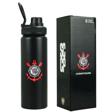 Imagem de Garrafa Com Tampa Alumínio 750ml - Corinthians-Unissex