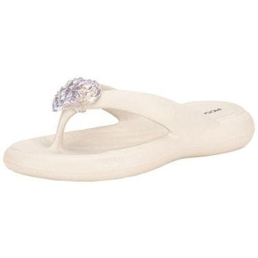 Imagem de Chinelo feminino marshmallow piccadilly 248003, Branco, Off, 36