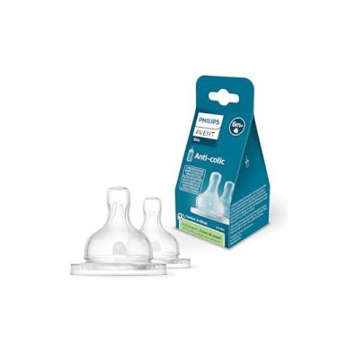 Imagem de Bico Para Mamadeira Classic N.4 6m+ Engrossados c/2 Philips Avent