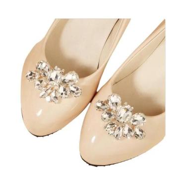 Imagem de Clipes Para Sapatos De Salto Alto Para Noivas, Decoração De Cristal Co
