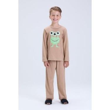 Imagem de Pijama Infantil Masculino Inverno Etzinho Brilha no Escuro-Masculino