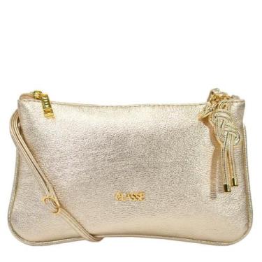 Imagem de Bolsa crossbody classe couro, Ouro, UN