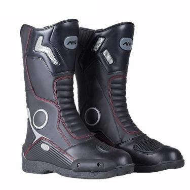 Imagem de Botas De Motocicleta Unissex Respiráveis Antiderrapantes Para Homens E