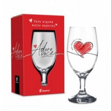 Imagem de Taca windsor temas meu coracao e seu 330ml - Brasfoot