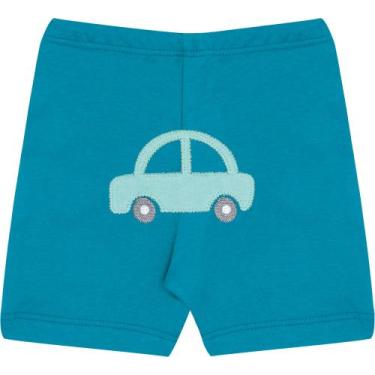 Imagem de Shorts bebê 13548 kiko e kika, Verde esmeralda, RN