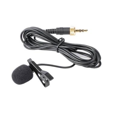 Imagem de Microfone lapela com rosca de travamento p2  3,5mm - SARAMONIC