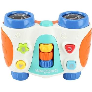 Imagem de Binóculo Musical Som E Luzes  Brinquedo Infantil Bebê 18 meses + Bbr T