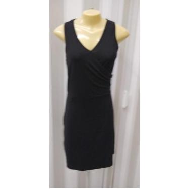 Imagem de Vestido Visco lycra regata Feminino Adulto - Tic tac, Preto, GG