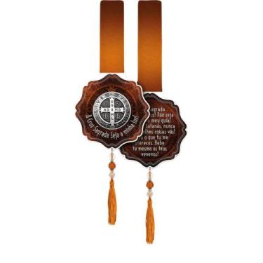 Imagem de Escapulário Decoração de Porta Medalha de São Bento - Loja Mãe Apareci