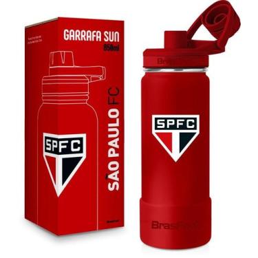 Imagem de Garrafa Térmica 850ml Times Futebol Sun Torcedor Original Times:São Pa