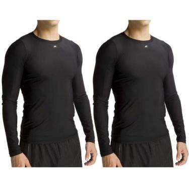 Imagem de Camisa Térmica Proteção UV Segunda Pele Compressão Tamanho Normal e Pl