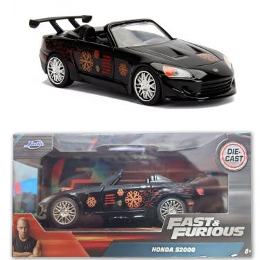 Imagem de Carro Miniatura Colecionável Honda S2000 2001 Velozes e Furiosos Escala 1:32 Metal Jada Toys