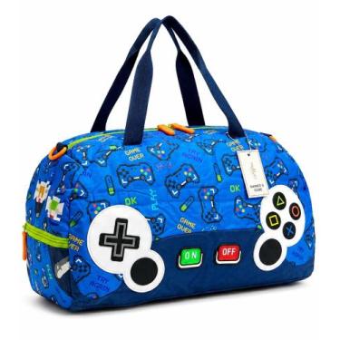 Imagem de Bolsa Infantil Multifuncional Ideal Para Viagens Academia. - Clio, Azu
