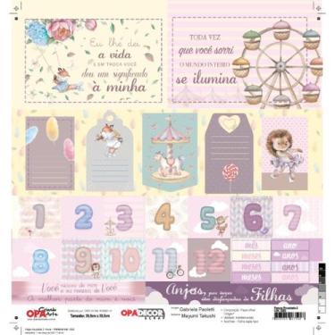 Imagem de Papel Scrapbook Opadecor Parque Encantado 2 30,5x30,5 3252 Opa