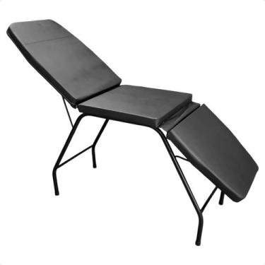 Imagem de Maca 3 posições Reclinável Estética Massagem Tattoo Profissional FIT F
