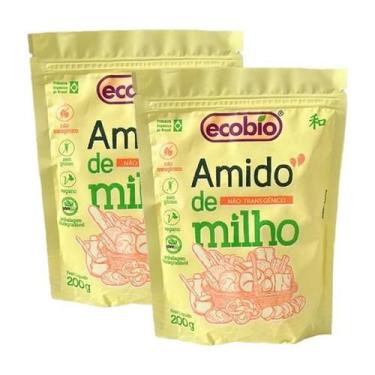 Imagem de Kit 2X: Amido de Milho Não Transgênico Ecobio 200g