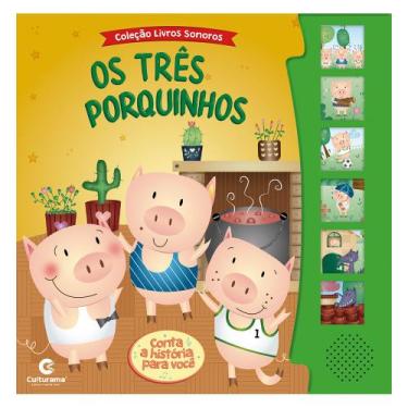 Imagem de Livro - Livro sonoro - Três Porquinhos
