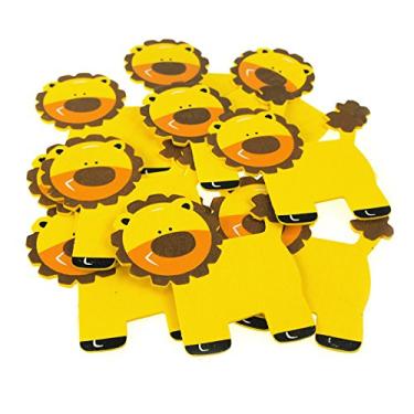 Imagem de Lembrancinhas de bebê de madeira de leão, 10 unidades