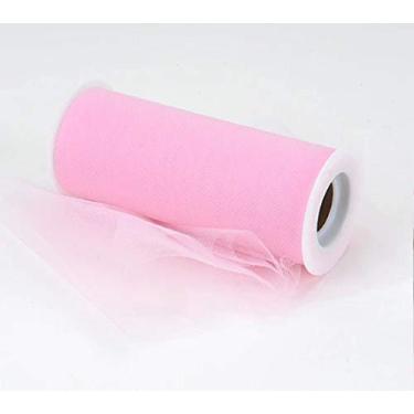 Imagem de Tecido de tule – 15 cm de largura x 25 metros, rosa, 6 Inch x 25 yards